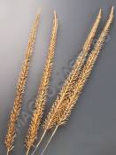 Колосок пластмассовый с метал напылением 33/42см (зол сер)