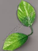 Лист яблони двойной шелк 18см