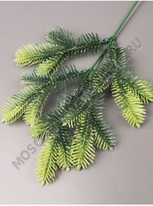 ***Ветка елки тройная односторонняя19/33см.