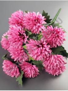 Букет хризантем 11гр 42 см (бел крас роз сир оран перс)