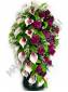 Корзина высокая "Элит" с розами и латексными каллами 130/135см шир.75см