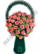 Корзина с розами Лагуна выс.125/140см шир. 75см