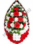 Венок "Память" выс. 110/140см шир. 75см