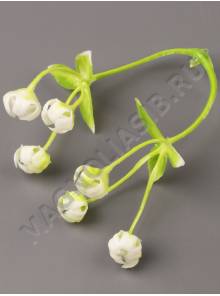 Добавка пластмас. веточка гипсофилы 7см белая