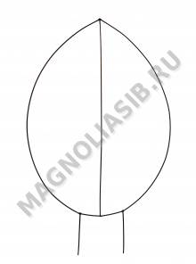 Каркас мет. Овал с верт. перемычкой (пров.3мм) выс.85/100см ш.55см