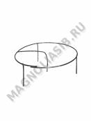 Каркас мет. Клумба (пров.2,5мм) выс.10см D.23см