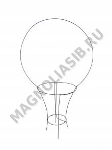 Каркас мет. Корзина Рюмка малая (пров.3мм) выс.70/80см ш.50см