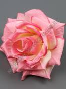 РАСПРОДАЖА***Роза тонкий хлопок 6сл 12см (крас жел мал)/К