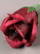 Бутон розы нетка. 3сл 8,5см (бел крас фиол роз мол перс виш микс)/К