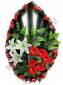 Венок "Кармэн" выс. 85/100см шир. 50см