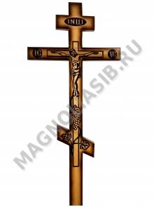 Крест деревянный Лоза с распятием 220*60 С