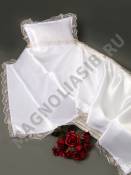 Комплект из атласа с кружевом (2 предмета) 80*210см