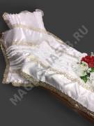 ***Комплект из атласа с рюшью (3 предмета) 80*220см.