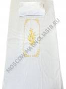 Комплект ритуал. х/б с вышивкой Розы 100*205 см