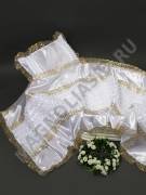 ***Комплект из атласа с рюшкой (3 предмета) 80*220см.