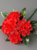 Букет из 5 хризантем на листе 19 см (микс)