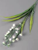 Ветка ландышей 34см белый