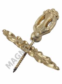 Закрутка для гроба с накладкой золотая краска 