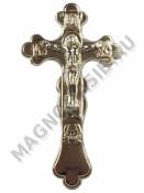 Крест в руку пластмассовый с золотой металлизацией