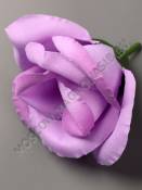 РАСПРОДАЖА. Бутон бархат цветной 2сл 8см МИКС/К (микс: кр черн бел сир син)/К