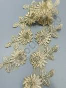 Шитье золотая нить "Георгин" 8см уп.15 ярд (цена 1 ярд 39.3р) 