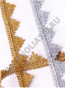 Тесьма Пирамида средняя 2.5 см уп 20 ярд.(цена 1 ярда 6р)