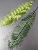 Лист пальмы пласт 35/48см (зеленый, ярко-зел)