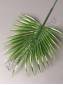 Лист пальмы пластм круглый 15/35см (т-зелен)