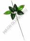 Стебель с листом розы 62см