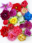 Головы цветов в ассортименте 20шт (микс)