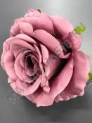 Роза флористическая хлопок 10,5см  (бел крас борд сир чернич сливоч роз)