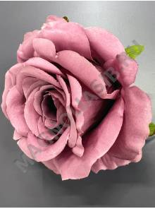 Роза флористическая хлопок 10,5см  (бел крас борд сир чернич сливоч роз)