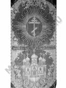 Покрывало-саван кружевное 110*245 см