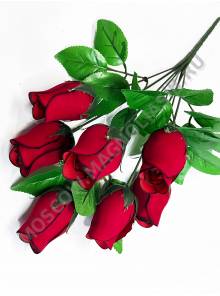 Букет бархатных бутонов розы  7гр 36см