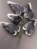 Ветка плюща сердцевидного черного 35/57 см