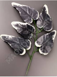 Ветка плюща сердцевидного черного 35/57 см