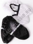 Лоскут нижний ритуальный стеганный шелковый (чёрные) 