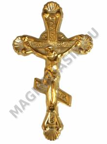 Накладка из фольги Крест с распятием  140*240 мм