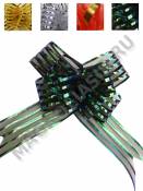 Бант шар 5см капрон с метал полосками