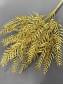  Букет папоротников мерцающих 7гр 39см (золото серебро)