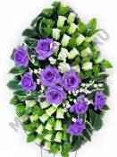 Венок "Олеандр" с бутонами и розами выс. 105/120см шир. 60см