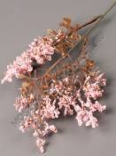 Ветка метелочек посыпанных 3 соцветия  32см (бел мол роз)