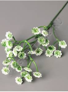 Ветка цветущего укропа 3 соцветия 29см (бел)