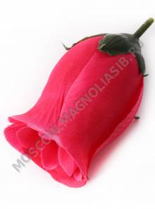 Бутон розы шелк 3сл 10см (роз мал)/К