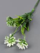 Веточка клевера тройного пастмас. 29см (бел)