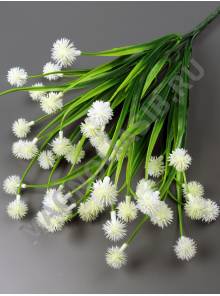 МоскваБукет пластм. шариков с травкой 7гр по 6 шар. 34см