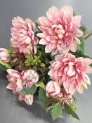 Букет хризантем 9гр с бутонами и добавкой 6+3  43см (микс)