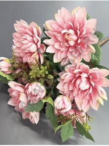 Букет хризантем 9гр с бутонами и добавкой 6+3  43см (микс)