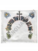 МоскваНаволочка шелковая с цветной печатью 45*50 см*