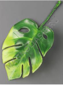 Москва***Добавка лист монстеры для декора пластмас. 9/13см 